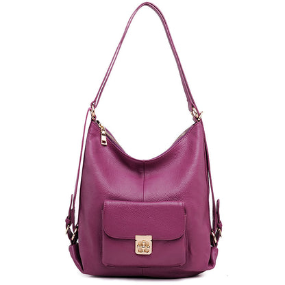 Korean-Style Soft Leather Backpack, Perfect Companion