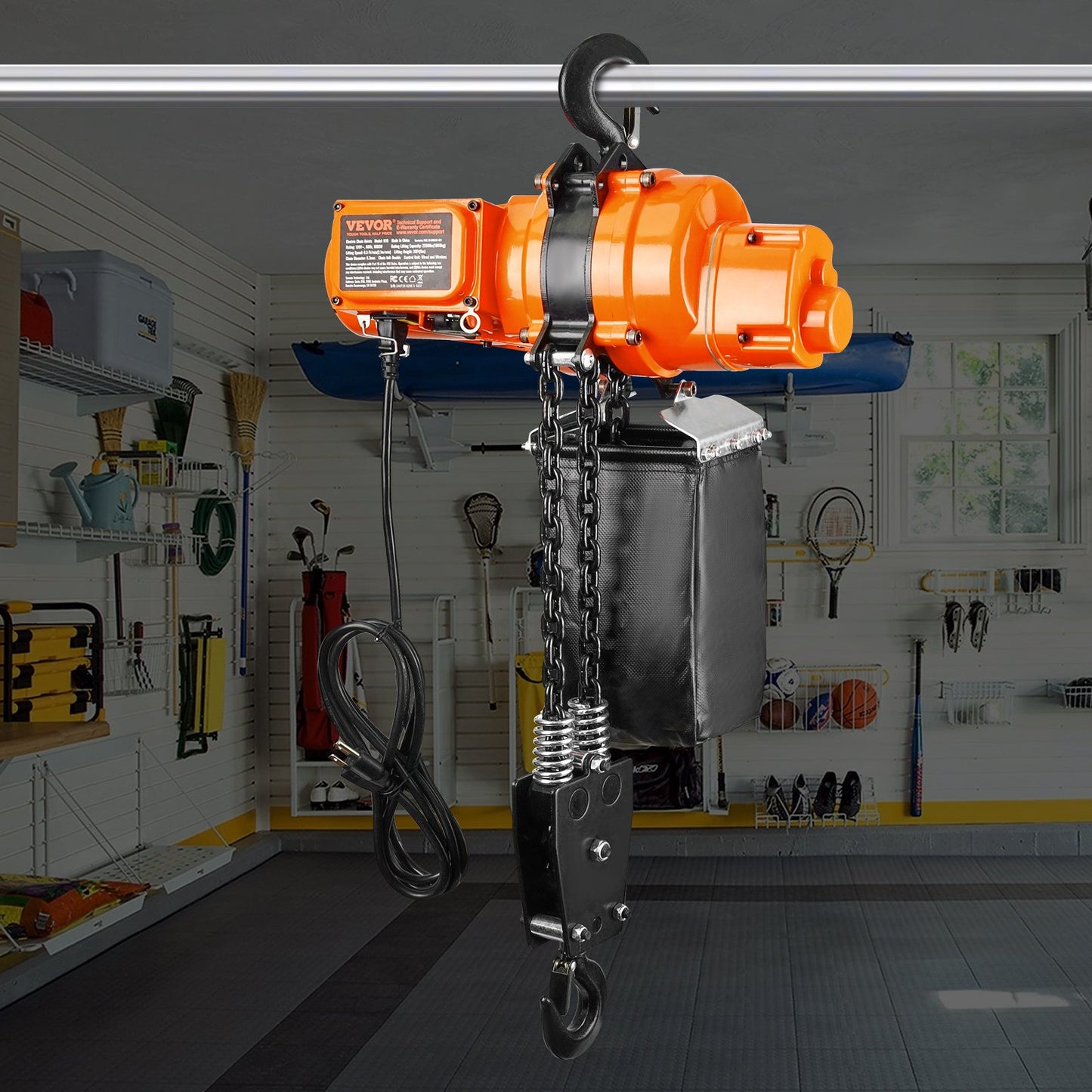 Heavy Duty Electric Chain Hoist 2200lb Easy Lifting Power