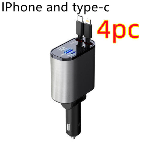 Ultra Fast 100W Car Charger Metal Multi Phone Outputs