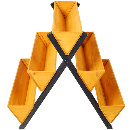 3-Tier Wooden Garden Bed – Grow Herbs, Flowers, Vegetables