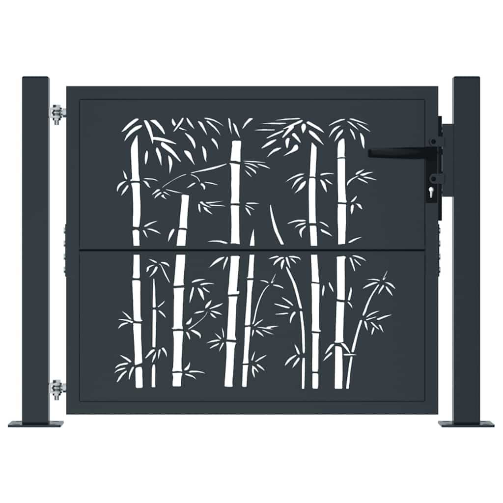 Elegant Anthracite Garden Gate – Perfect Outdoor Entrance