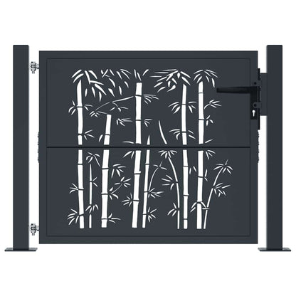 Elegant Anthracite Garden Gate – Perfect Outdoor Entrance