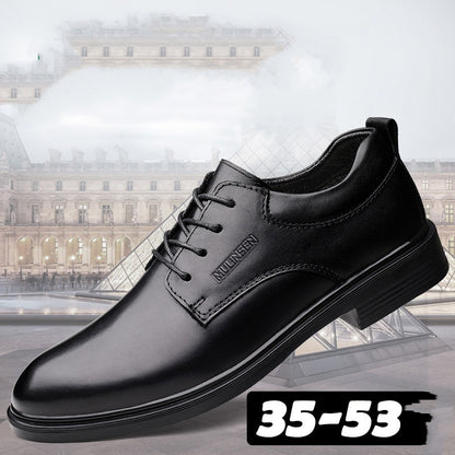 Genuine Leather Formal Shoes for Men in Wide Sizes