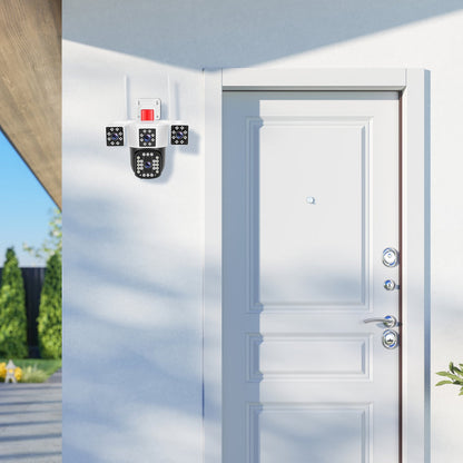 1080P HD 4-Way Camera, Spotlights & Siren, Two-Way Audio