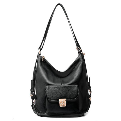 Korean-Style Soft Leather Backpack, Perfect Companion