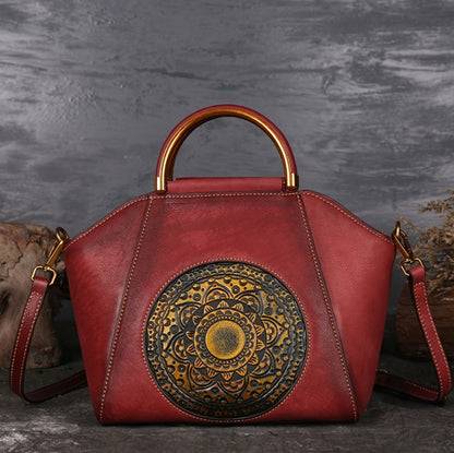High-Quality Embossed Leather Tote for Women