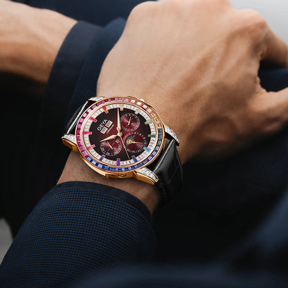 Rainbow Circle Automatic Mechanical Watch Made for Men