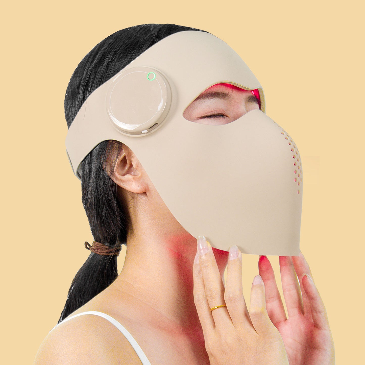 Red LED Mask Light Therapy Mask