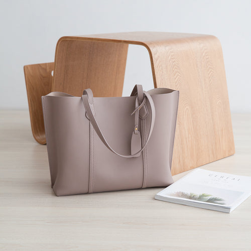 Spacious Genuine Leather Shoulder Bag for Modern Lifestyle