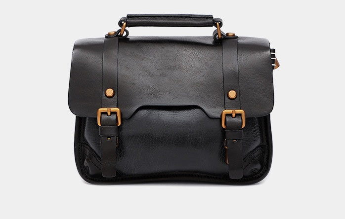 Elegant Genuine Leather Women’s Large Capacity Shoulder Bag