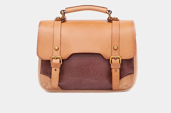 Elegant Genuine Leather Women’s Large Capacity Shoulder Bag