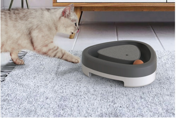 Funny Cat Self-Play Toy – Electric Triangle Turntable