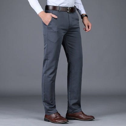 Breathable Cotton Men's Trousers for All-Day Comfort