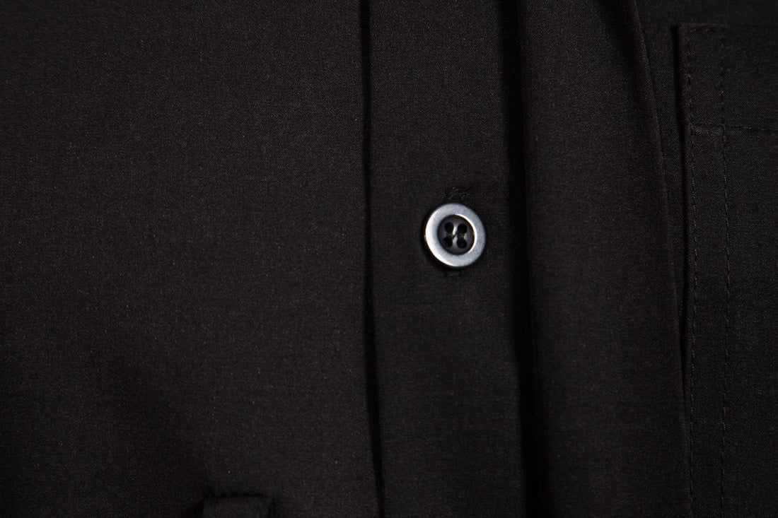 Men’s False Two-Piece Suspender Double Sleeve Shirt