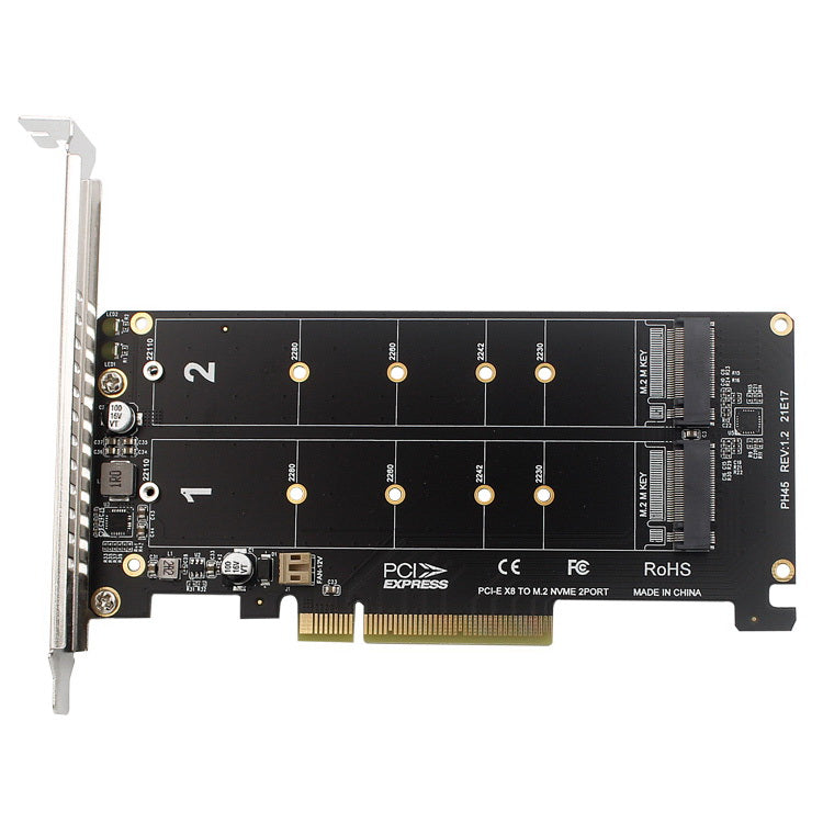 Boost PC Storage: Dual NVMe M.2 RAID PCIe Adapter