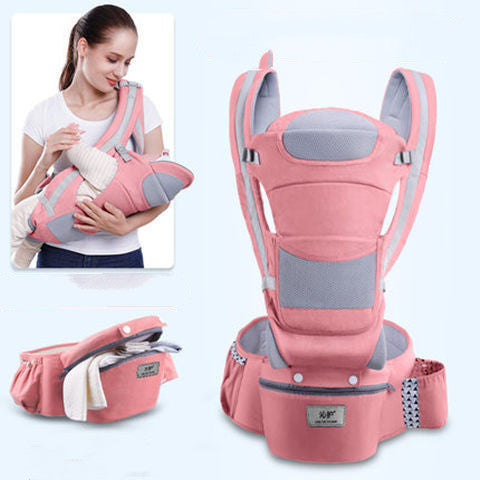 All-in-One Ergonomic Baby Carrier for Front & Hip Carry