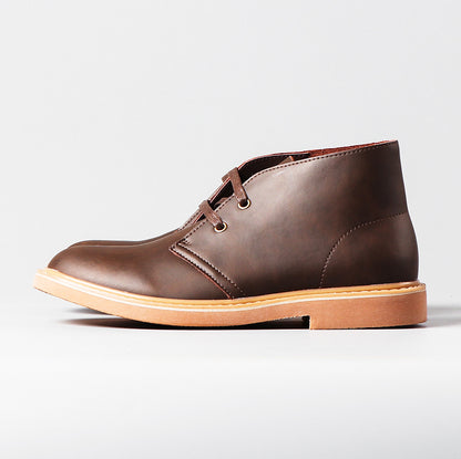 Vintage Genuine Leather Crazy Horse Martin Boots For Men