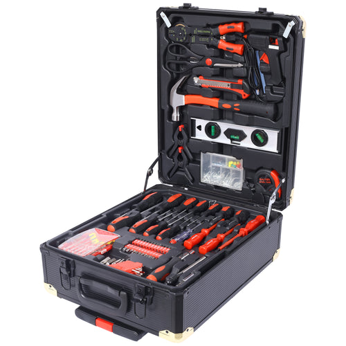 Professional 969pcs Home Maintenance Tool Set Rolling Box