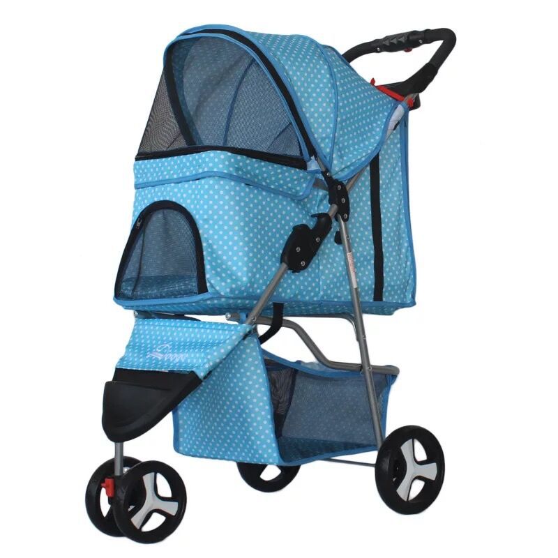 Pet Trolley Stroller – Lightweight, Foldable, Perfect for Pets
