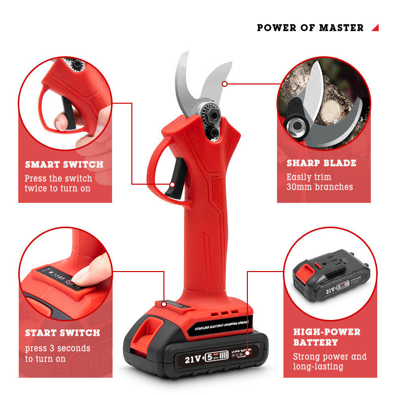 Rechargeable Garden Scissors – Electric Branch Trimmer