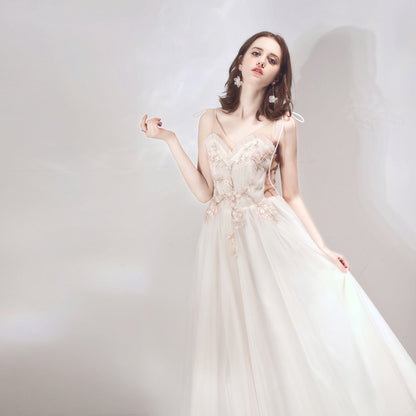 Elegant U-Neck Solid Dress | Dinner Party & Bridesmaid Dress