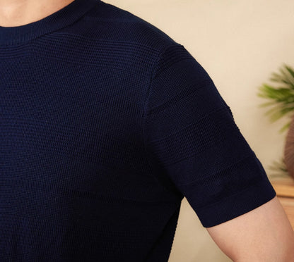 Pure Cotton Casual Retro Round Neck Short Sleeve