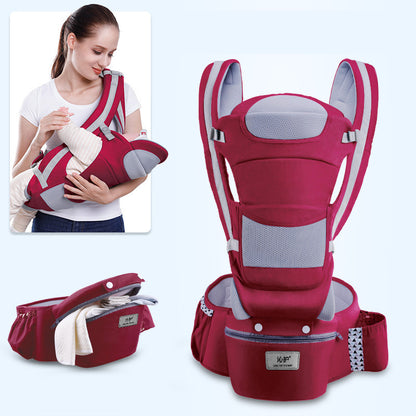 All-in-One Ergonomic Baby Carrier for Front & Hip Carry