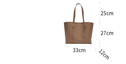 Spacious Genuine Leather Shoulder Bag for Modern Lifestyle