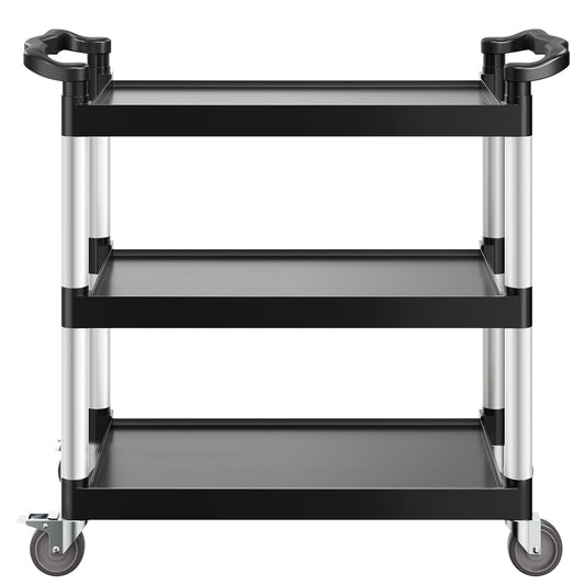 3-Tier Utility Cart with Wheels – 500lb Capacity