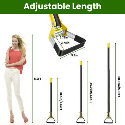 Adjustable Garden Hoe – Easy Weeding & Soil Loosening Tool