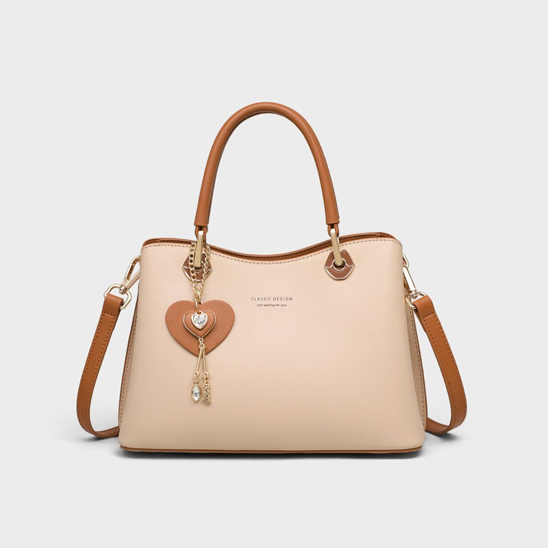 Versatile Genuine Leather Tote & Crossbody Leather Bag