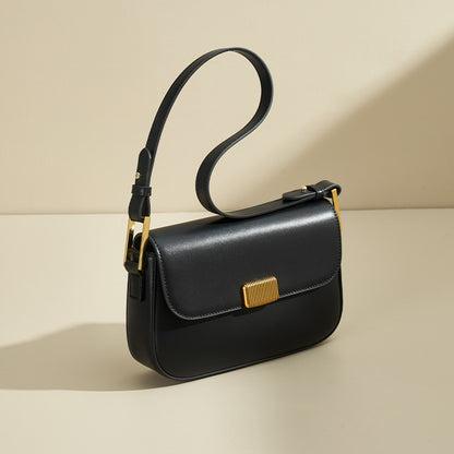 Trendy Crossbody Shoulder Bag – Elegant Genuine Leather for Women