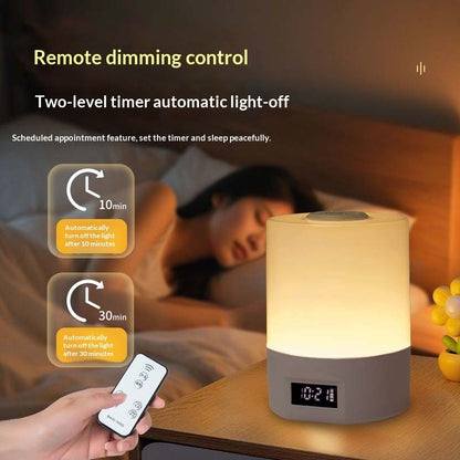 Gentle Glow Baby Night Light with Clock and Recharge
