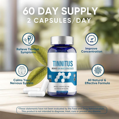 Natural Tinnitus Relief Capsules for Ringing Ear Support