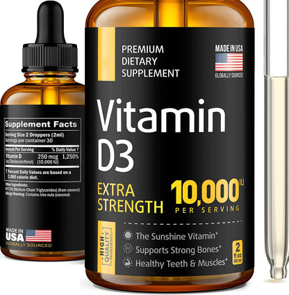 Household Vitamin D3 Drops