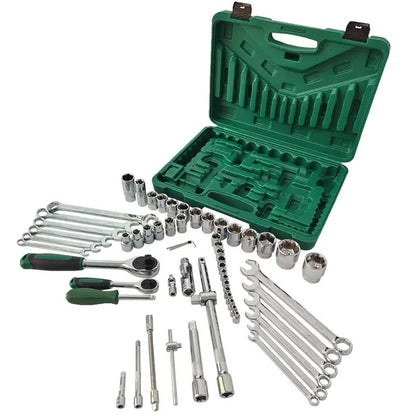 Professional 61-Piece Ratchet Socket Set for Mechanics