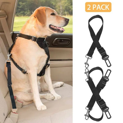 Dog Seat Belt Leash Adjustable Pet Dog Cat Safety Leads Harness