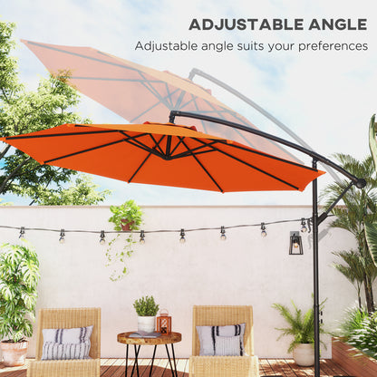 3m Garden Banana Parasol – Perfect Family Outdoor Shade