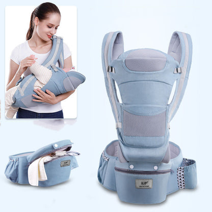 All-in-One Ergonomic Baby Carrier for Front & Hip Carry