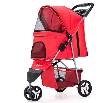 Pet Trolley Stroller – Lightweight, Foldable, Perfect for Pets