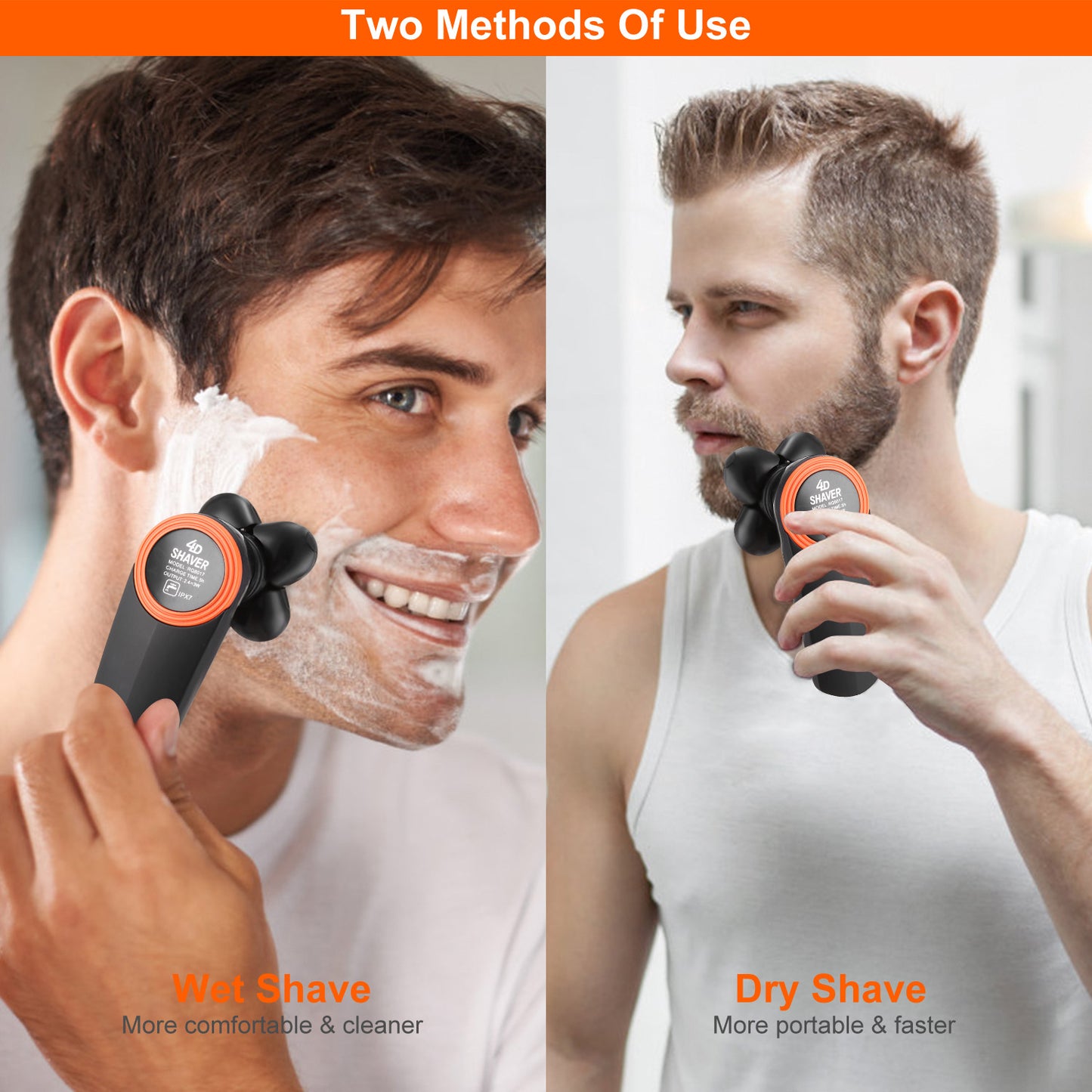 SmoothGlide 5-Head Waterproof Electric Shaver for Men