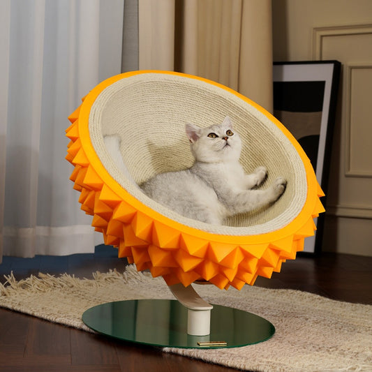 Durian Cat Scratcher Bed – 3-in-1 Cozy Cat House