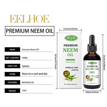 Herbal Neem Oil For Healthy Scalp, Skin & Nails Treatment