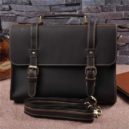 Men’s Handbag – Genuine Leather, Practical & Fashionable
