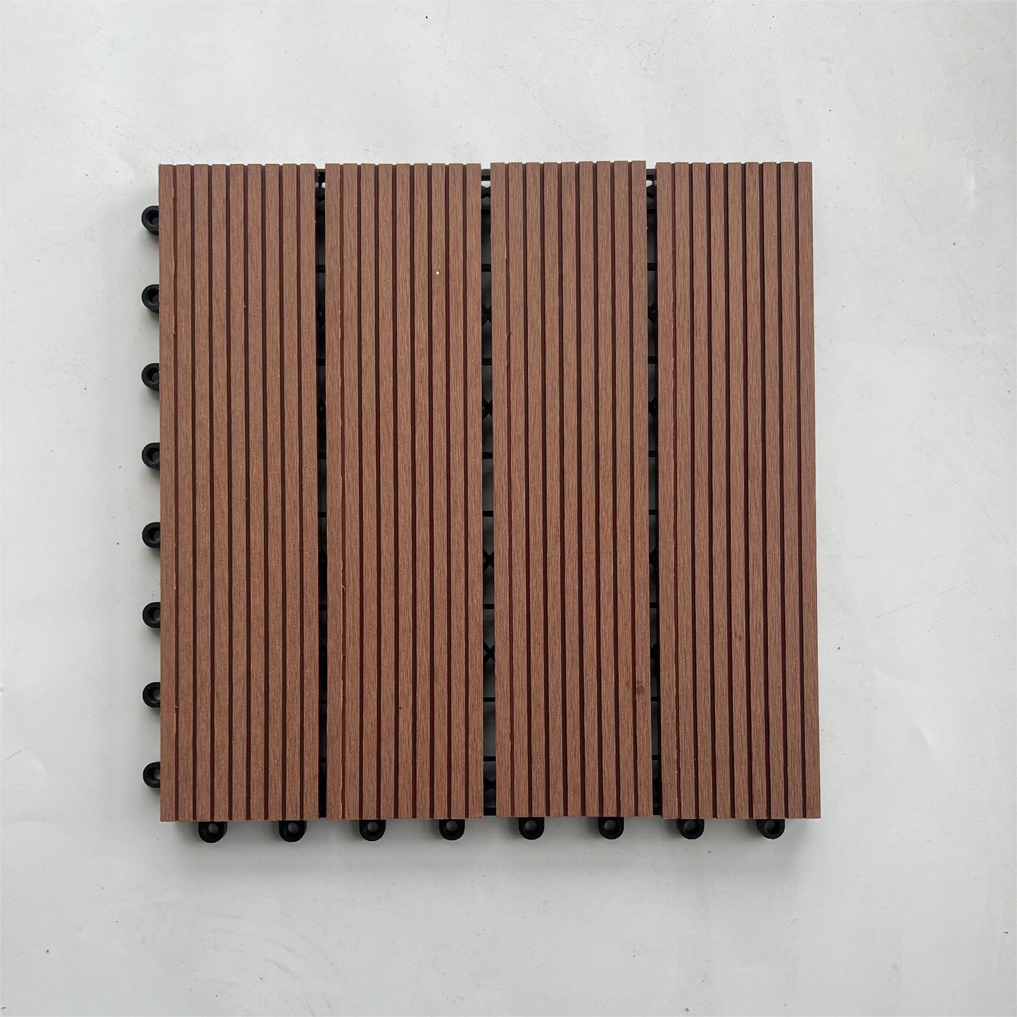 Outdoor Garden Wood Plastic DIY Splicing Floor Tiles