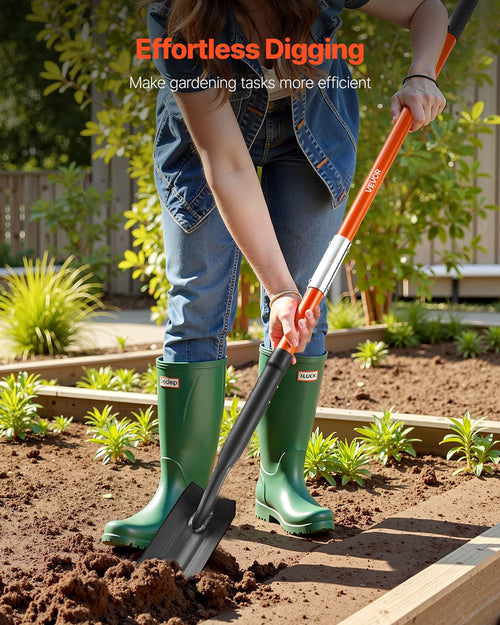 Fiberglass Handle Trench Shovel For Easy Digging