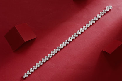 Luxury Moissanite Silver Bracelets for Everyday Elegance