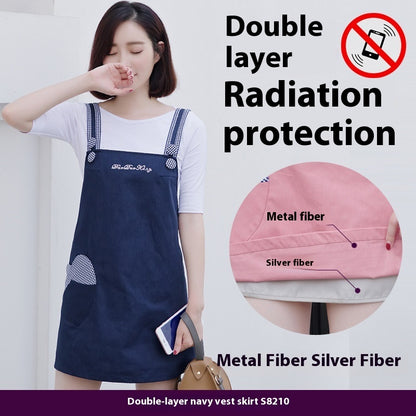 Radiation-proof Maternity Clothes Double Layer Jumper Dress