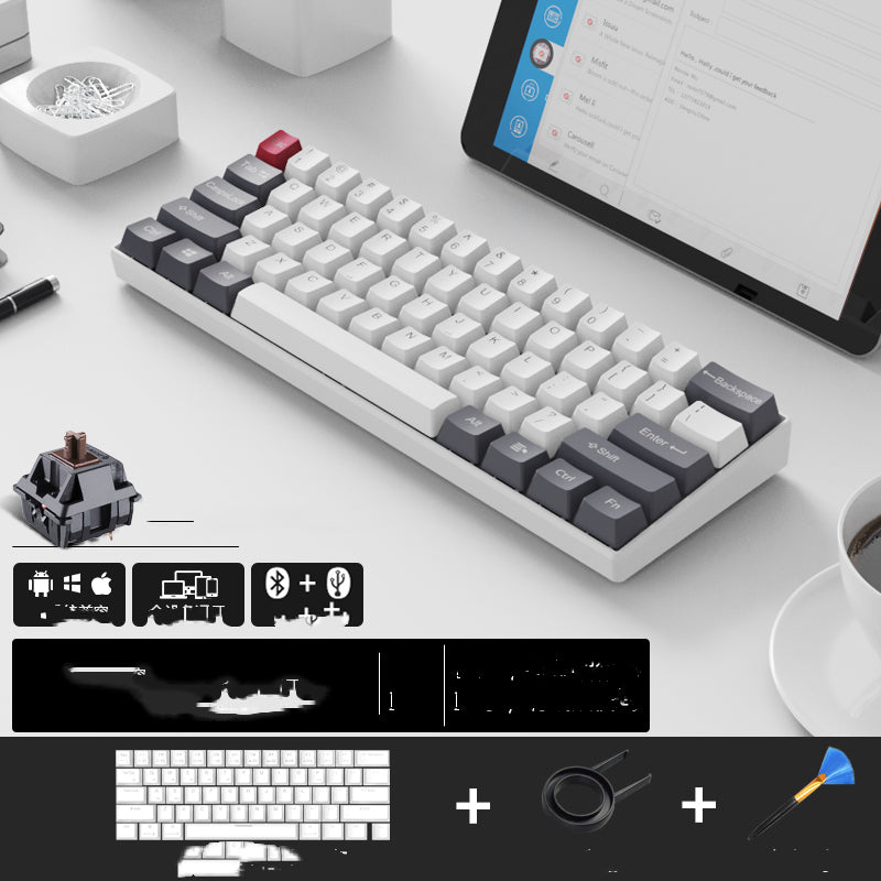 Wireless Mechanical Keyboard with Bluetooth Dual Mode