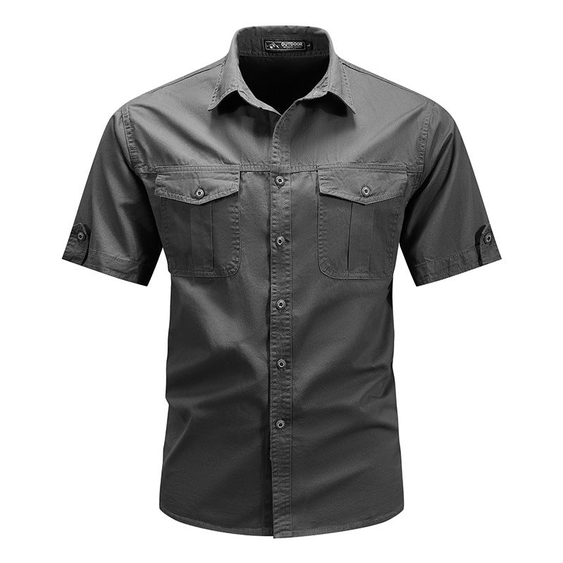 Men’s Premium Short Sleeve Shirt – Smart Casual Comfort
